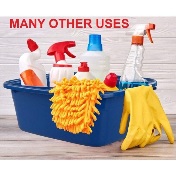 Medegen Wash Basin, Plastic, 7 Quart, Rectangle - Turquoise - 1 Count - Picture 4 of 4